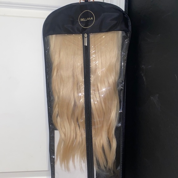 Bellami 20” Ash Blonde Clip-ins. NEVER WORN! - Picture 1 of 7